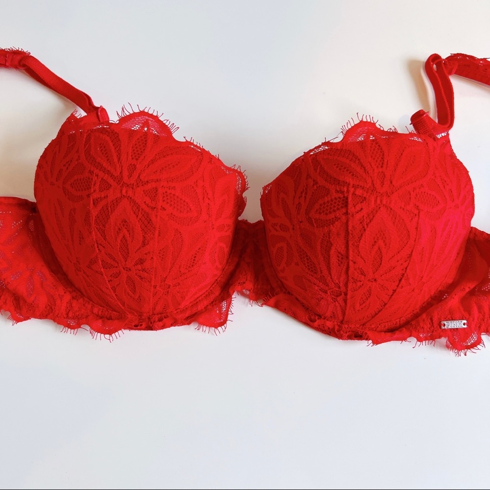 Victoria’s secret Red Lace Push-up Bra